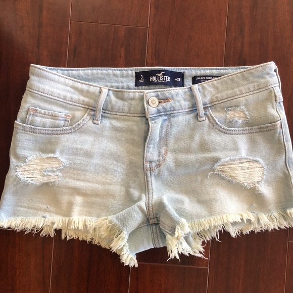 Hollister Stretch Low-Rise Denim Short-Shorts -New - Picture 1 of 7